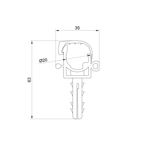 Крепеж Thermo Alliance 20 SD09920