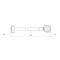 Шланг залив Thermo Alliance Standart для стиральной машины 150 см SD095W150