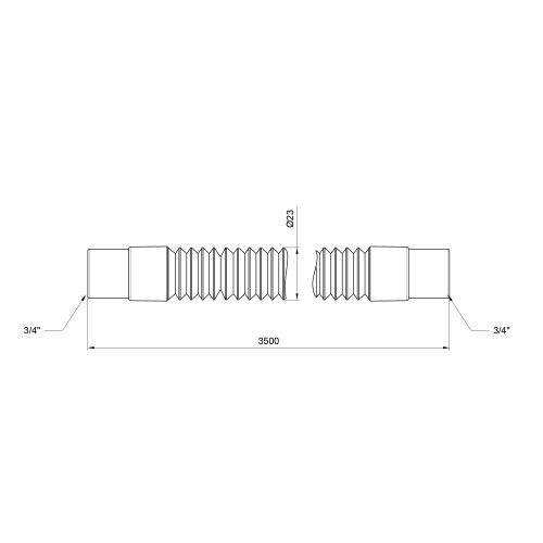 Шланг слив Thermo Alliance Standart для стиральной машины 350 см SD096W350 Шланг слив Thermo Alliance Standart для стиральной машины 350 см SD096W350