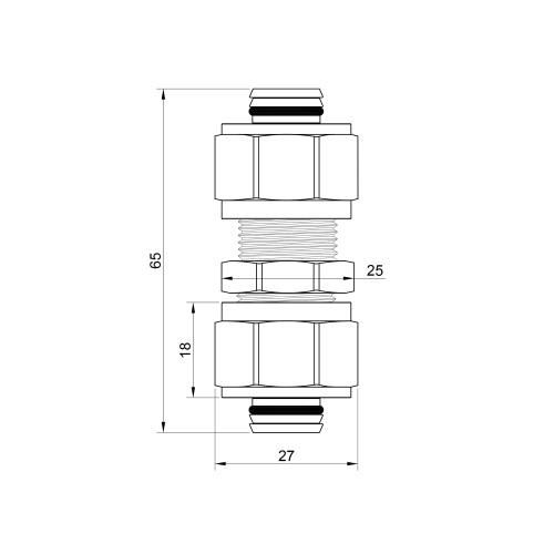 Переходник обжимной Thermo Alliance Standart 20х20 SD152W2020 Переходник обжимной Thermo Alliance Standart 20х20 SD152W2020