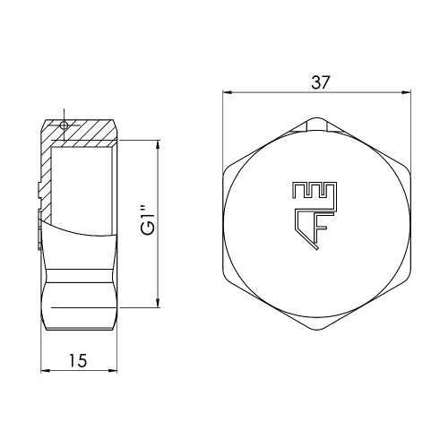 Заглушка Thermo Alliance Forte 1 Заглушка Thermo Alliance Forte 1