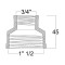 Муфта редукционная Thermo Alliance Forte 1 1/2х3/4 Муфта редукционная Thermo Alliance Forte 1 1/2х3/4