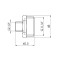 Ниппель редукционный Thermo Alliance Forte 1 1/4х1/2 Ниппель редукционный Thermo Alliance Forte 1 1/4х1/2