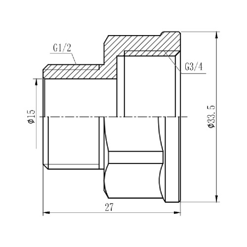 Переход Thermo Alliance Forte 3/4