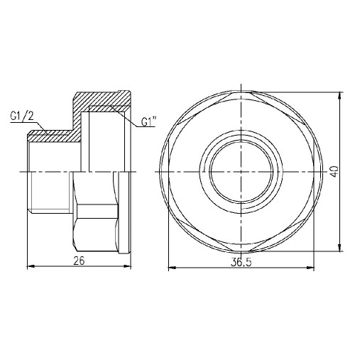 Переход Thermo Alliance Forte 1