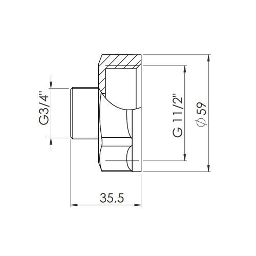 Переход Thermo Alliance Forte 1