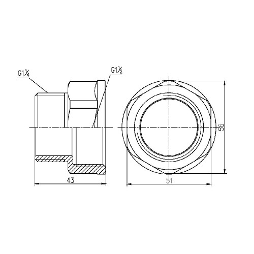 Переход Thermo Alliance Forte 1