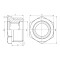 Футорка Thermo Alliance Forte 1/2 Футорка Thermo Alliance Forte 1/2