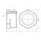 Футорка Thermo Alliance Forte 1/2 Футорка Thermo Alliance Forte 1/2