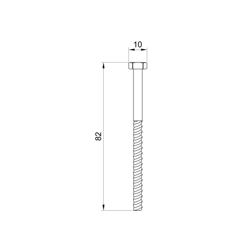 Крепеж унитаза Thermo Alliance Standart 6х80 мм SD103S2