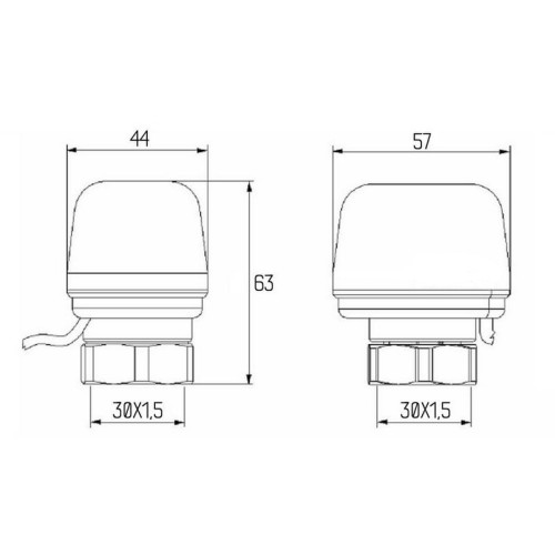 Сервопривод Icma 230V тип открытый №980 (NA) Сервопривод Icma 230V тип открытый №980 (NA)