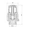 Термостатическая головка Thermo Alliance Standart М30х1,5 SF254