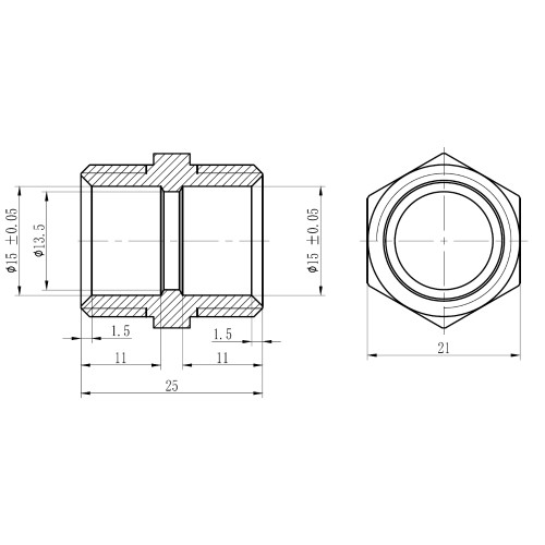Муфта обжимная Thermo Alliance Forte 16х1/2