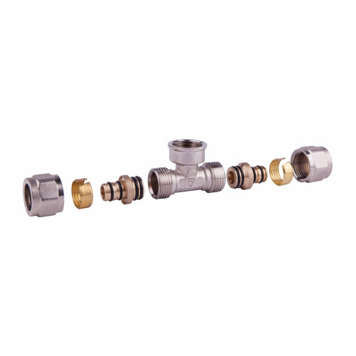 Тройник обжимной Thermo Alliance Forte 16х1/2
