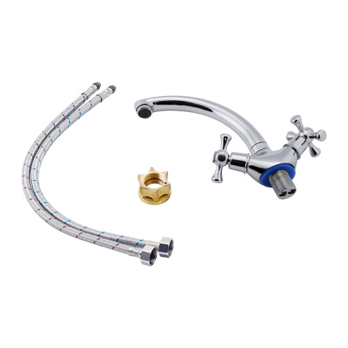 Смеситель для кухни Lidz Lamb 272F двухвентильный LDLAM272FCRM22018 Chrome Смеситель для кухни Lidz Lamb 272F двухвентильный LDLAM272FCRM22018 Chrome