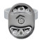 Мыльница с держателем Lidz Oreo 0201 настенная (матовое стекло) LDORE0201CRM22083 Chrome