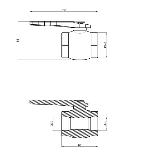 Кран шаровой PPR Thermo Alliance 32 Кран шаровой PPR Thermo Alliance 32