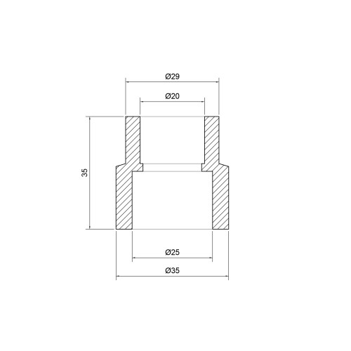 Муфта PPR Thermo Alliance 25х20 Муфта PPR Thermo Alliance 25х20