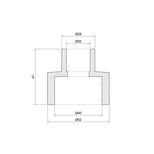 Муфта PPR Thermo Alliance 40х20 Муфта PPR Thermo Alliance 40х20