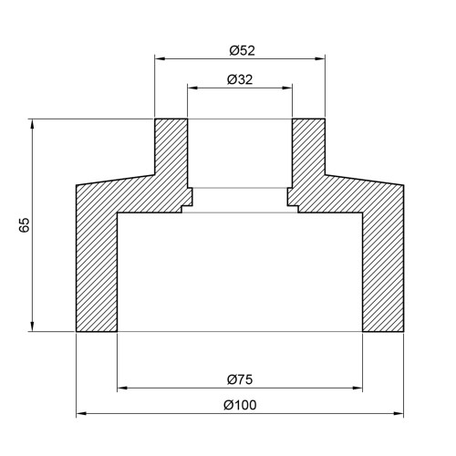 Муфта PPR Thermo Alliance 75х32 Муфта PPR Thermo Alliance 75х32