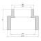 Муфта PPR Thermo Alliance 90х63 Муфта PPR Thermo Alliance 90х63