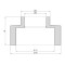 Муфта PPR Thermo Alliance 110х63 Муфта PPR Thermo Alliance 110х63