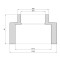 Муфта PPR Thermo Alliance 110х75 Муфта PPR Thermo Alliance 110х75