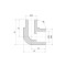 Уголок PPR Thermo Alliance 20, 90°