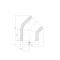 Уголок PPR Thermo Alliance 40, 45° Уголок PPR Thermo Alliance 40, 45°