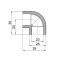 Уголок PPR Thermo Alliance 20, 90° Уголок PPR Thermo Alliance 20, 90°