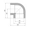 Уголок PPR Thermo Alliance 40, 90° Уголок PPR Thermo Alliance 40, 90°