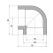 Уголок PPR Thermo Alliance 50, 90° Уголок PPR Thermo Alliance 50, 90°