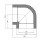 Уголок PPR Thermo Alliance 63, 90° Уголок PPR Thermo Alliance 63, 90°
