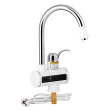 Проточный кран-водонагреватель кухонный для кухни Lidz Warm 058 LDWAR058WCR24985 White / Chrome Проточный кран-водонагреватель кухонный для кухни Lidz Warm 058 LDWAR058WCR24985 White / Chrome