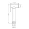 Лейка для гигиенического душа Qtap Rucni округлая QTCRMB020 Chrome (Bidet)