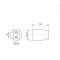 Держатель для ручного душа Qtap Spojeni округлый QTCRMA030 Chrome (Porter) Держатель для ручного душа Qtap Spojeni округлый QTCRMA030 Chrome (Porter)