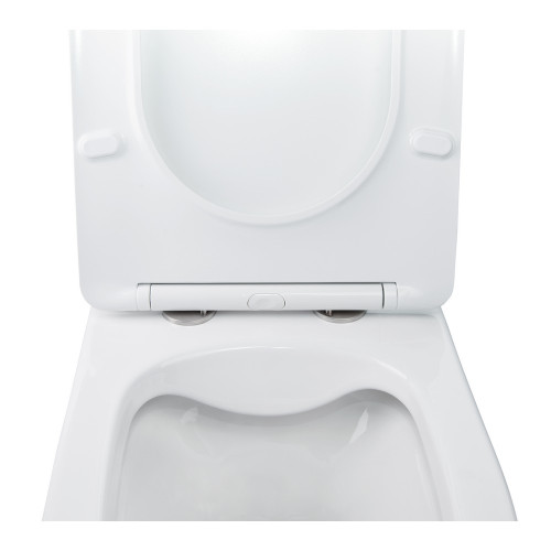 Унитаз подвесной Qtap Swan безободковый с сиденьем Soft-close QT16335178W Унитаз подвесной Qtap Swan безободковый с сиденьем Soft-close QT16335178W