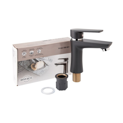 Смеситель для раковины Brinex 35B 001 Смеситель для раковины Brinex 35B 001