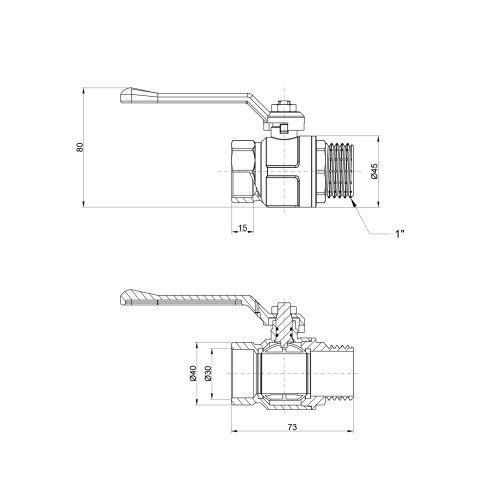 Кран шаровой Icma 1 Кран шаровой Icma 1