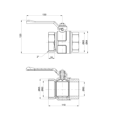 Кран шаровой Icma 2 Кран шаровой Icma 2
