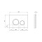 Панель смыва для унитаза Qtap Nest QT0111M11V1146MB Панель смыва для унитаза Qtap Nest QT0111M11V1146MB