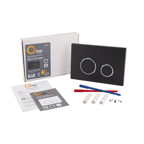 Панель смыва для унитаза Qtap Nest QT0111M11V1146MB Панель смыва для унитаза Qtap Nest QT0111M11V1146MB