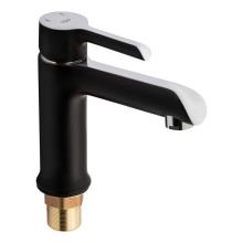 Смеситель для раковины Qtap Grand QTGRABCR001F Chrome/Black Смеситель для раковины Qtap Grand QTGRABCR001F Chrome/Black