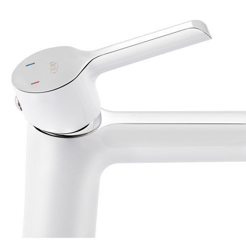 Смеситель для раковины Qtap Grand QTGRAWCR001F Chrome/White