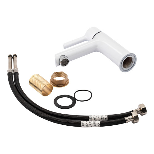 Смеситель для раковины Qtap Grand QTGRAWCR001F Chrome/White