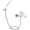 Смеситель для ванны Qtap Grand (c душевым гарнитуром) QTGRAWCR006 Chrome/White