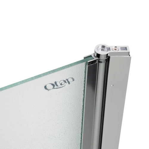 Штора на ванну Qtap Standard CRM407513APR стекло Pear 6 мм, 75х140 см, правая