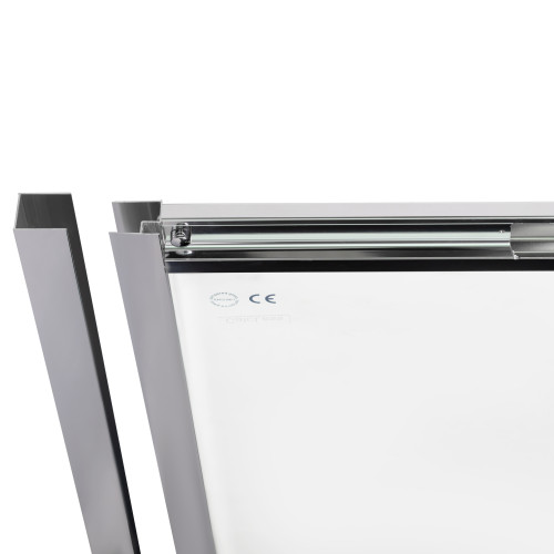 Душевая дверь в нишу Qtap Taurus CRM201-11.C6 97-108x200 см, стекло Clear 6 мм, покрытие CalcLess Душевая дверь в нишу Qtap Taurus CRM201-11.C6 97-108x200 см, стекло Clear 6 мм, покрытие CalcLess