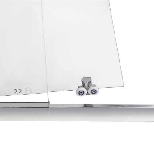 Душевая дверь в нишу Qtap Taurus CRM201-11.C6 97-108x200 см, стекло Clear 6 мм, покрытие CalcLess Душевая дверь в нишу Qtap Taurus CRM201-11.C6 97-108x200 см, стекло Clear 6 мм, покрытие CalcLess