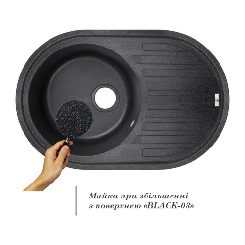 Кухонная мойка Lidz 780x500/200 BLA-03 (LIDZBLA03780500200) Кухонная мойка Lidz 780x500/200 BLA-03 (LIDZBLA03780500200)